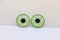 Glass Cabochon Iris Puppet Eyes - LEAFY